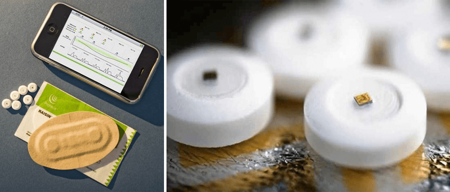 Ingestible-sensors