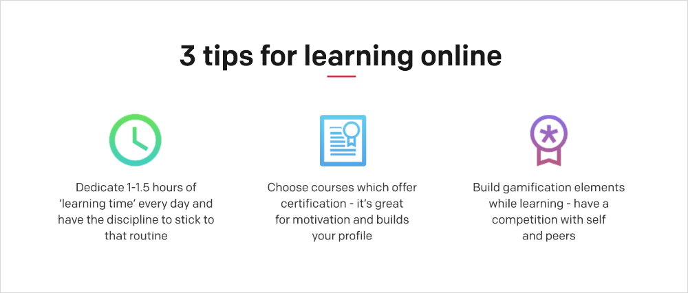 3 Tips for Learning Online
