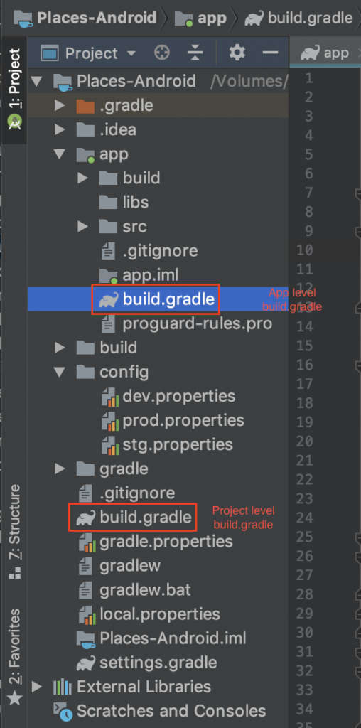 Let’s open the app (module) level build.gradle