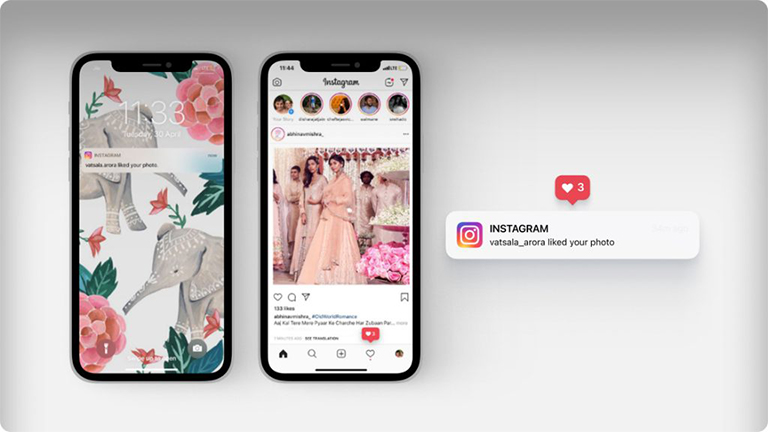 Instagram notification