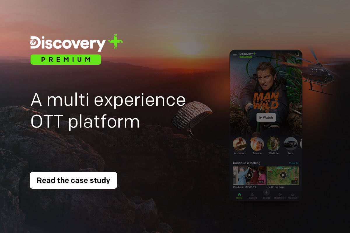 Read more about our work for Discovery+