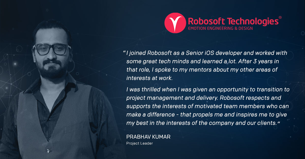 Prabhav Kumar, Project Leader at Robosoft