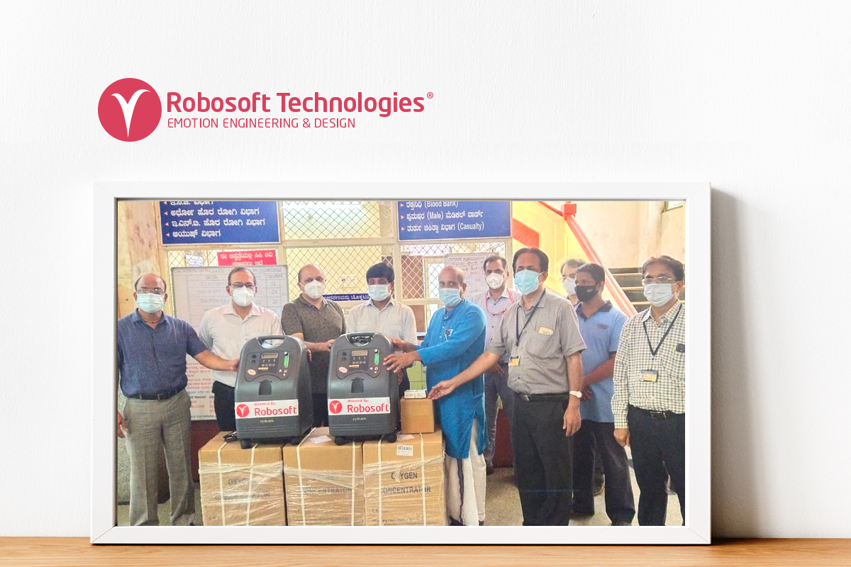To help fight against COVID-19, Robosoft donates oxymeters and oxygen concentrators in Udupi