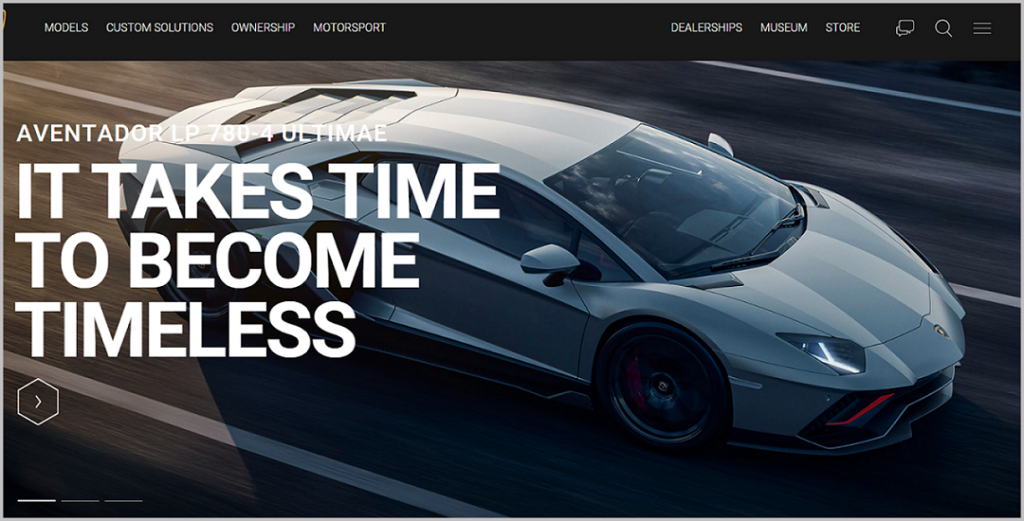 Lamborghini Timeless campaign
