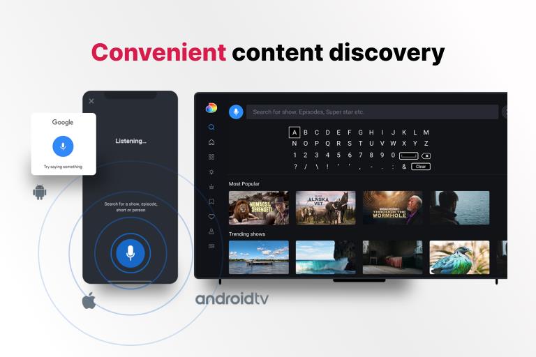 Convenient content discovery in OTT