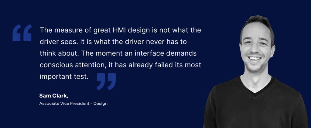 automotive hmi design principles leadership quote